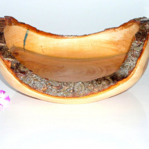 Dekorační miska s kůrou 36  - švestka - 19,5 cm
