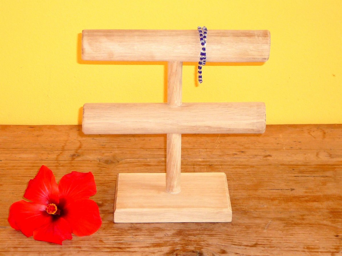 Dvoupatrový stojan - dub