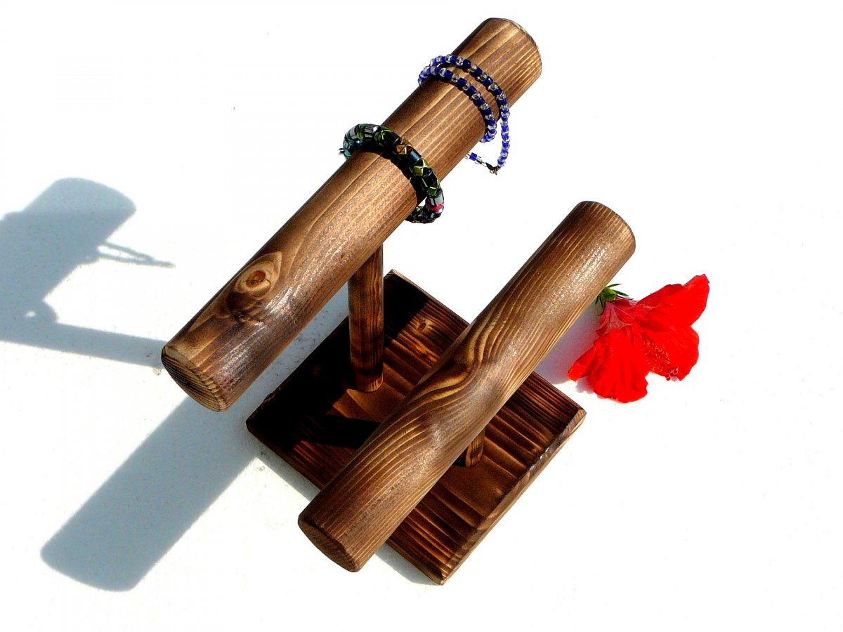 Dvouřadý stojan - opalovaný