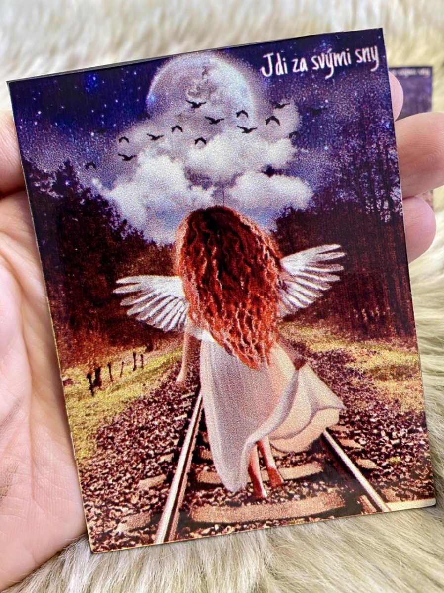 Magnet Jdi za svými sny 5 ks