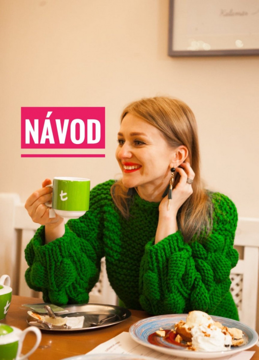 Návod na pleteny stylový dámský svetr darek