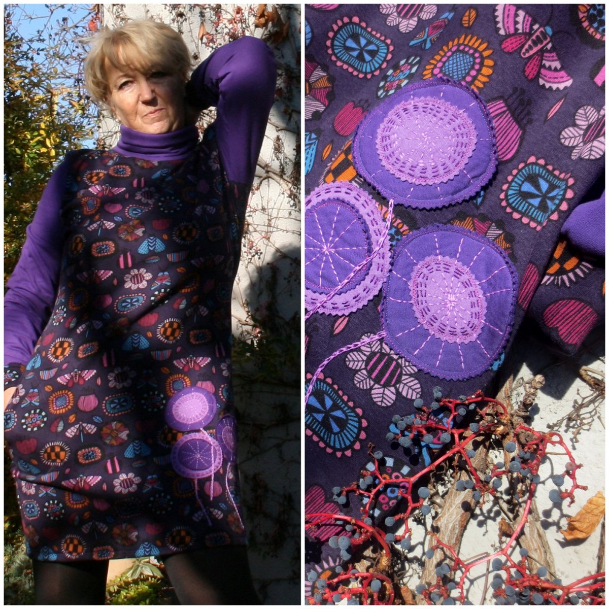 Šaty "I v zimě vesele"