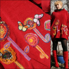 Tunika "EXTRAVAGANCE V BORDÓ" UNI