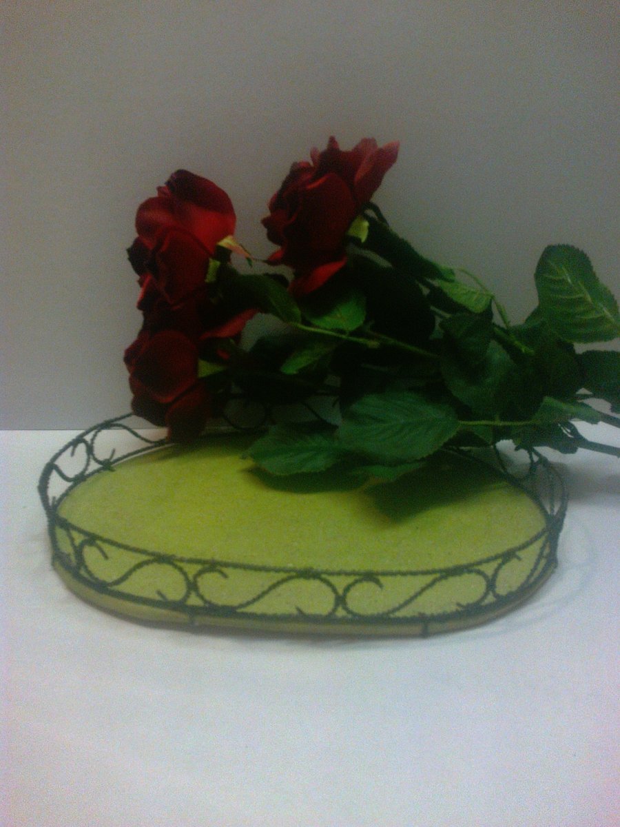 Servírovací tác -  jarní zeleň