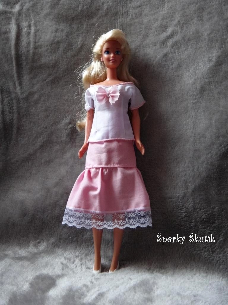 HA00017 - Halenka s růžovou mašlí