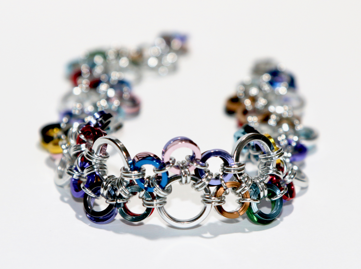 Tančící krajka ve stylu Desigual 