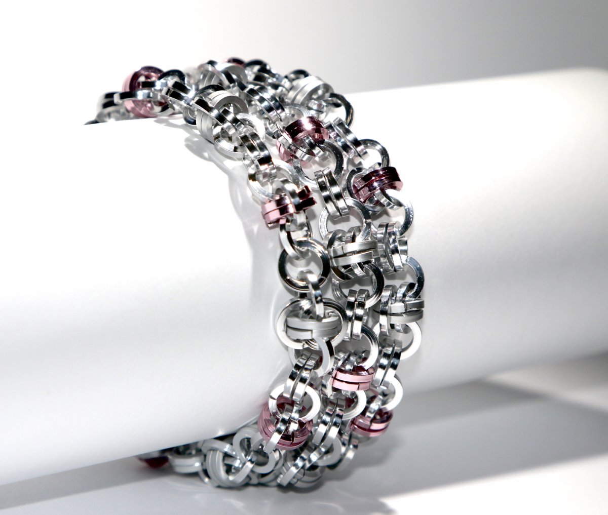 Prolínající se válečka 3 v1 stříbrno-bílý 