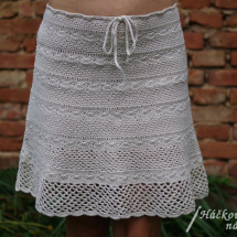 NÁVOD - Háčkovaná dámská sukně