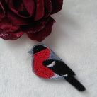 Hýl ( ručně vyšívaná brož )