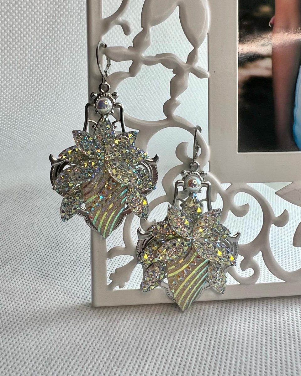 Crystal AB náušničky (zářivé)