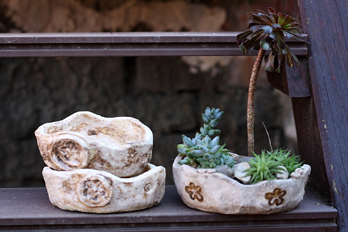 květináčky na sukulenty