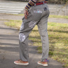 Kalhoty baggy melange