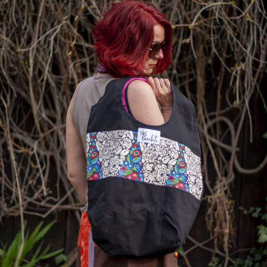 Taška Bumbag květy tropical