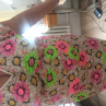 Šaty s neon květy-52