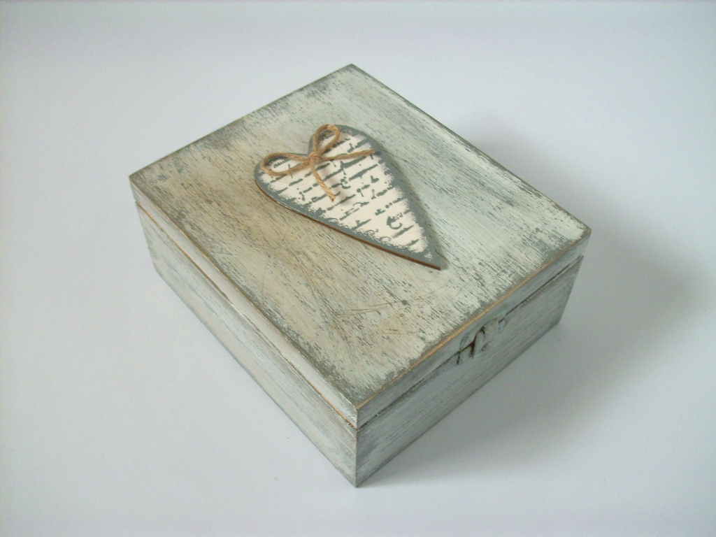 Dřevěná krabička na čaje,šperky... no. 482
