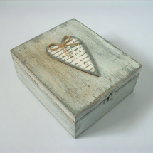 Dřevěná krabička na čaje,šperky... no. 482