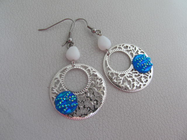 Kapka - náušnice na chirurgickém háčku  