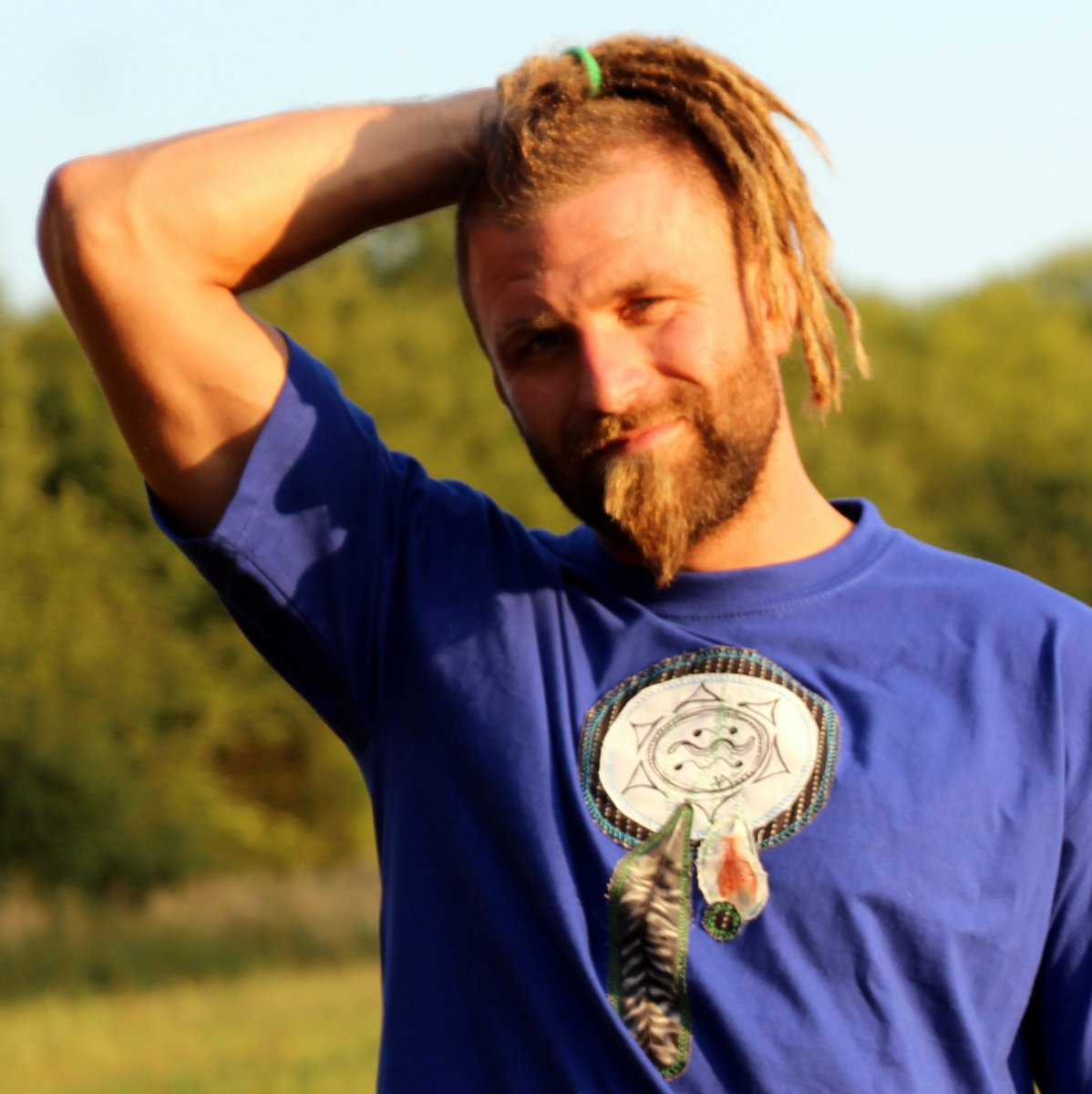 Triko s aplikací vel.XL - vysoká gramáž!