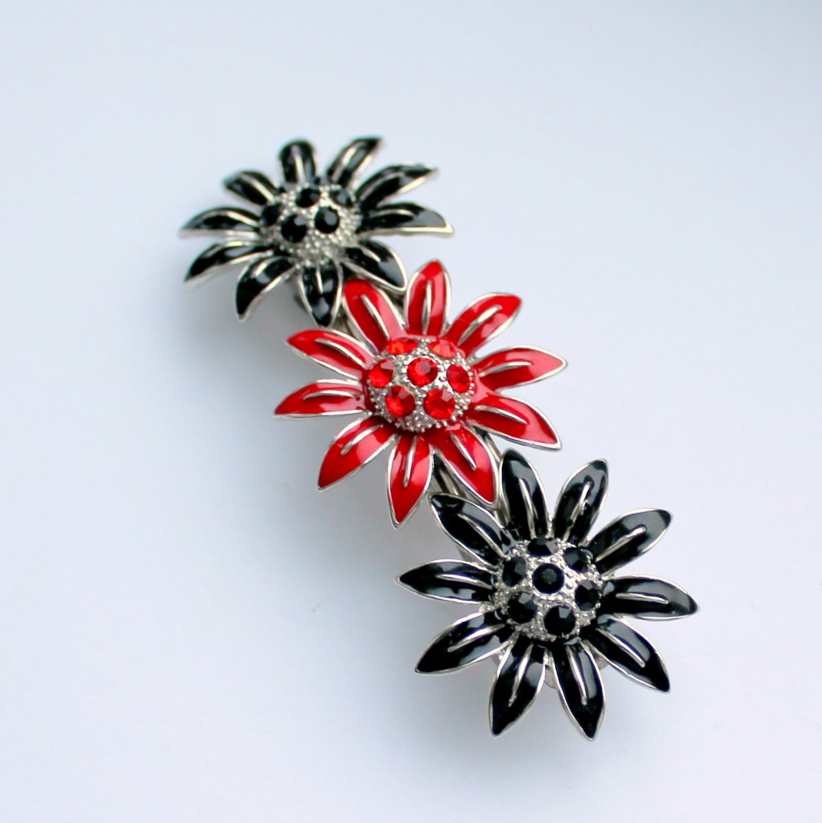 Luxusní francouzská sponka s květy