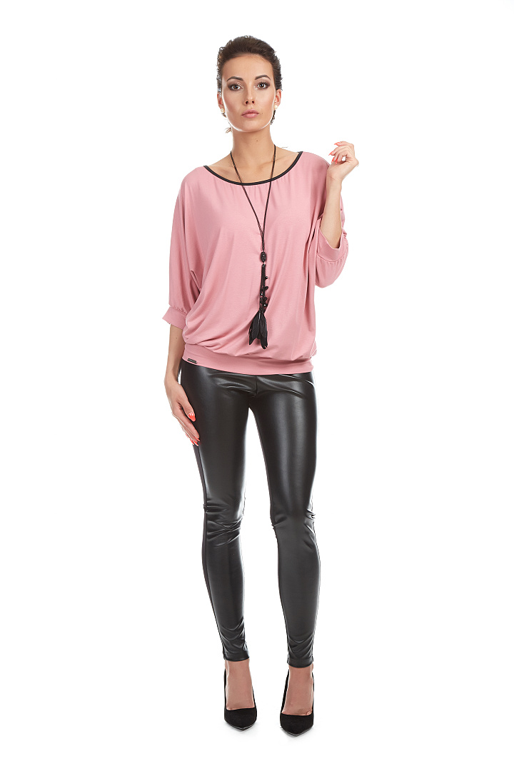 Netopýří triko- ZUZA / světle růžová