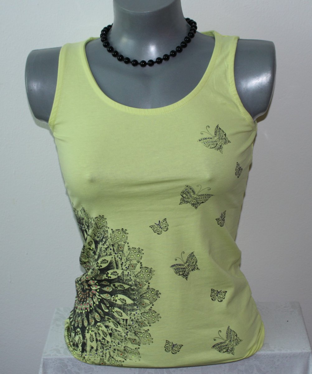 Žlutozelené tílko