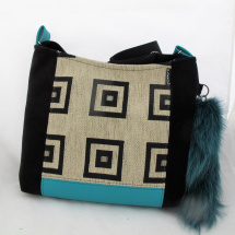 SQUARE BAG * tyrkys * PARROT® 