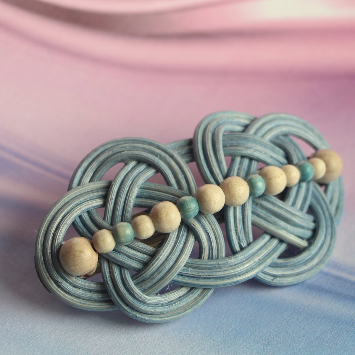 Spona do vlasů - Denim