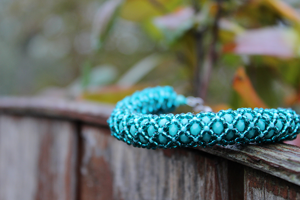 Náramek "Třpyt chladného rána..."