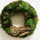 Přírodní lesní věnec na dveře