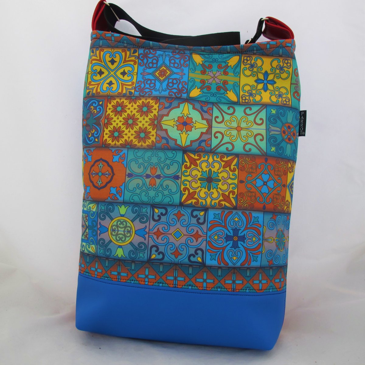 MANDALA BAG * LINE BLUE  no.05  * PARROT® 