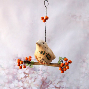 NA JEŘABINĚ ptačí dekorace