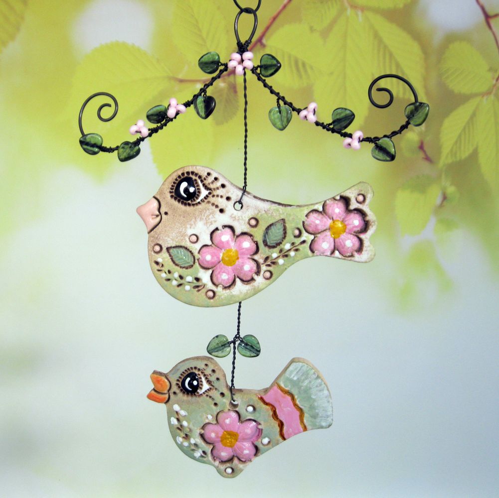 JARNÍ PÍPÁNÍ ptačí dekorace