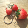 KLÍČENKA - PŘÍVĚSEK - JAHODA