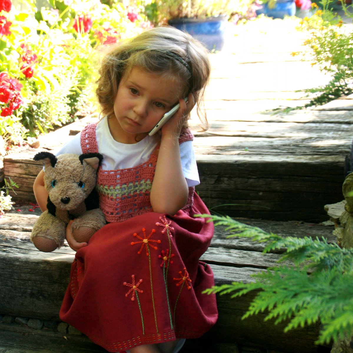 Originální šaty/šatovka pro malou slečnu