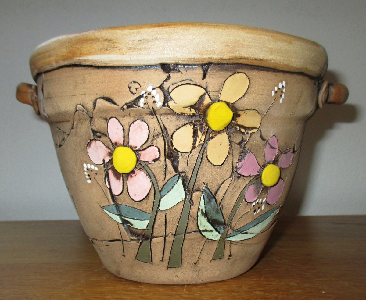 Obal na květináč - Kytky