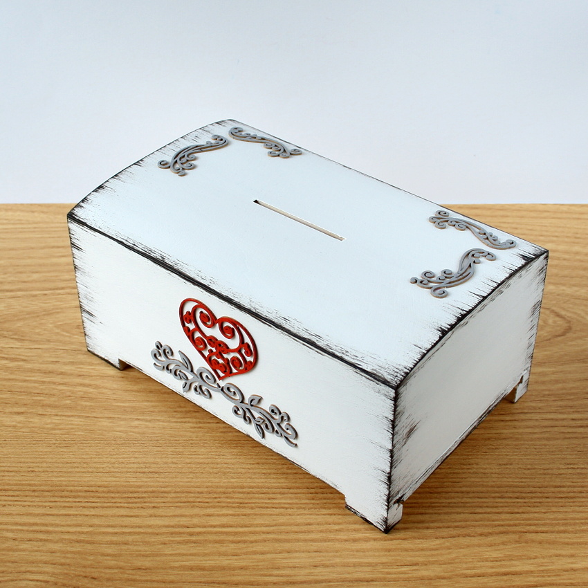 Velká svatební pokladnička - nápisy na přání