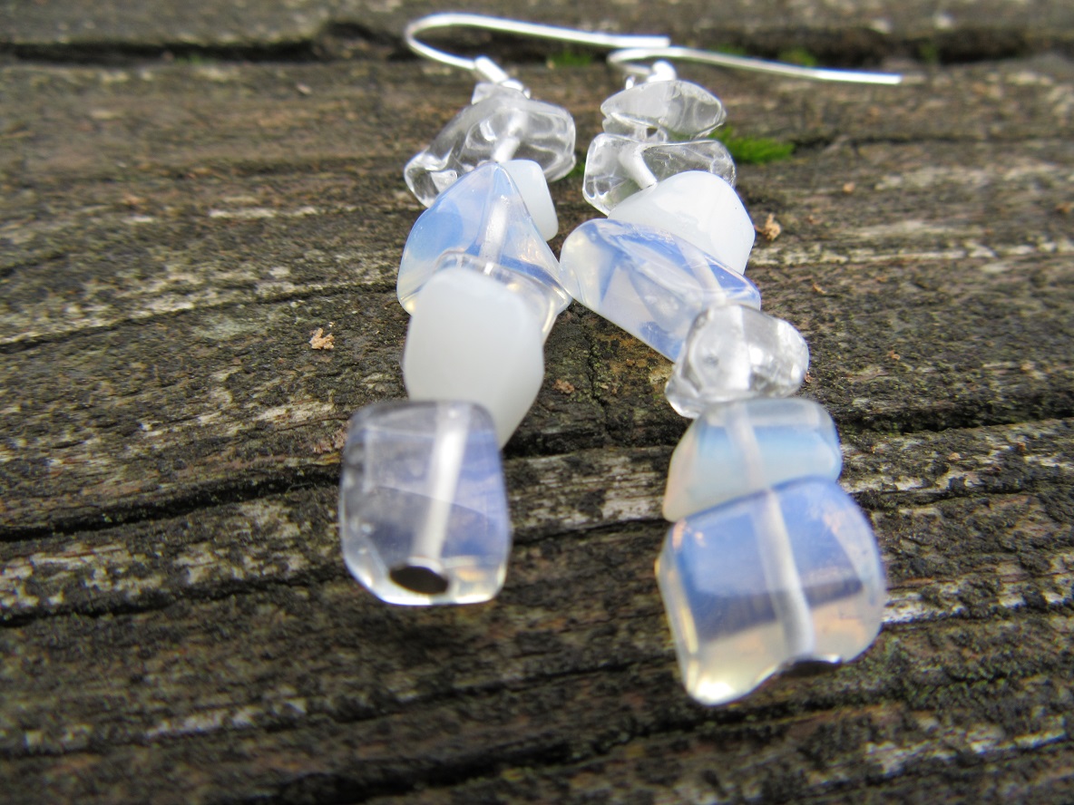 Náušnice z opalitu