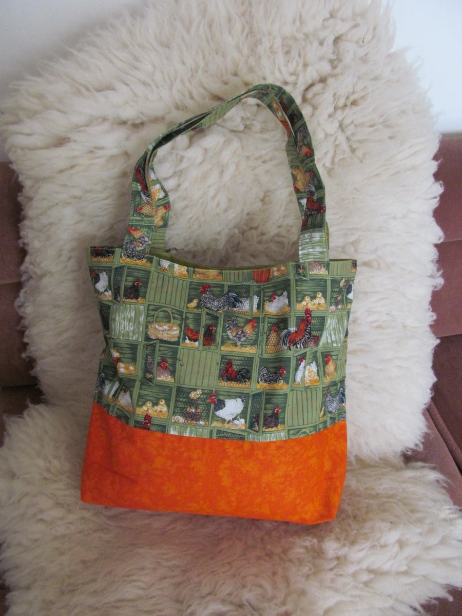 Nákupní taška - slepičky