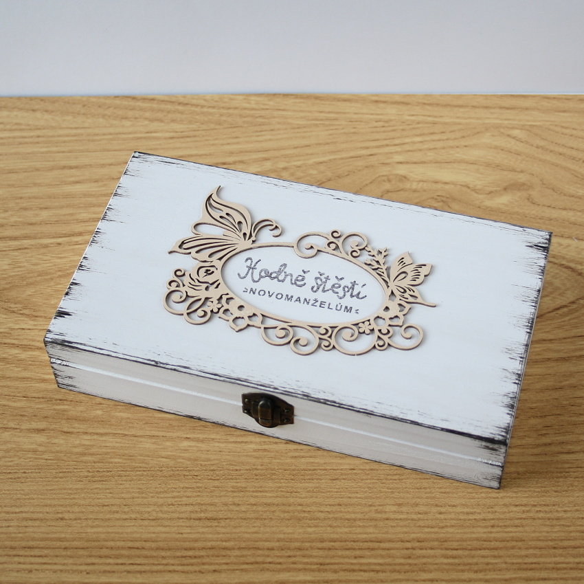 Svatební krabička na peníze - ihned k odeslání