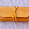 Psaníčko/pouzdro clutch z hladké hovězí kůže 