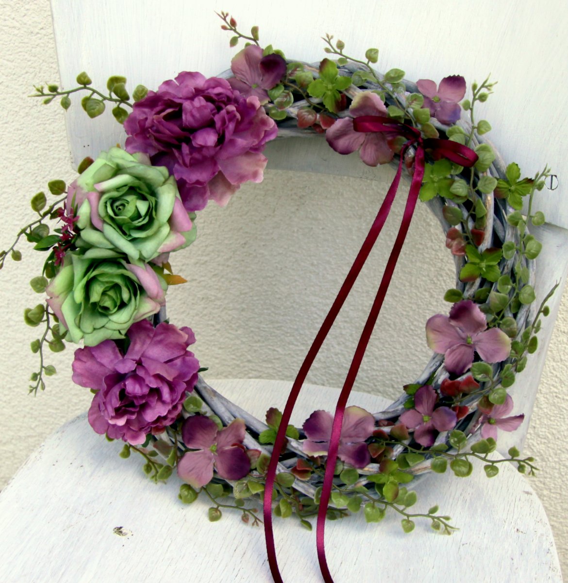 Miluju a maluju podzim_věnec na dveře