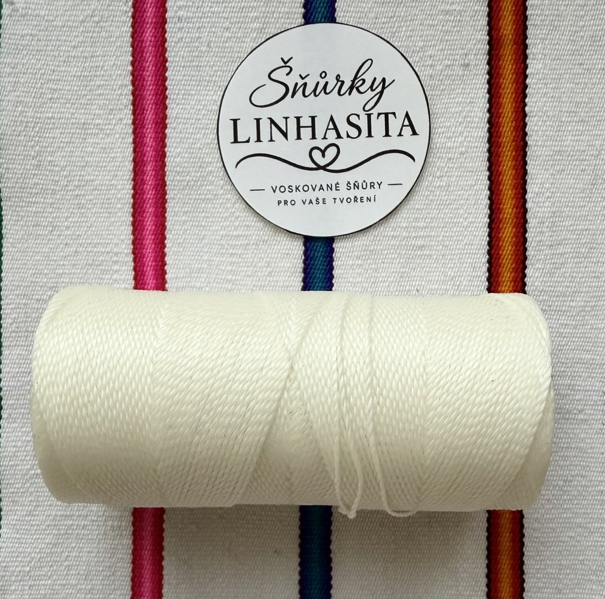 Linhasita 1 mm NATURAL 5 m (smetanová)