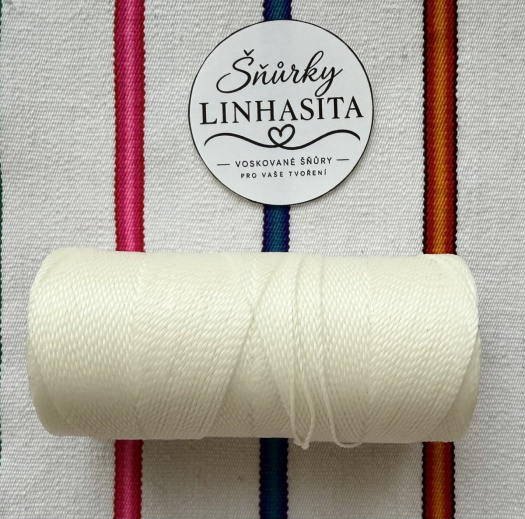 Linhasita 1 mm NATURAL 5 m (smetanová)