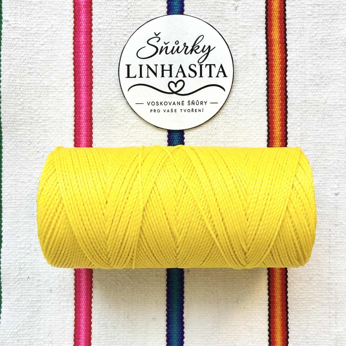 Linhasita 1 mm 37 5 m (housátkově žlutá)
