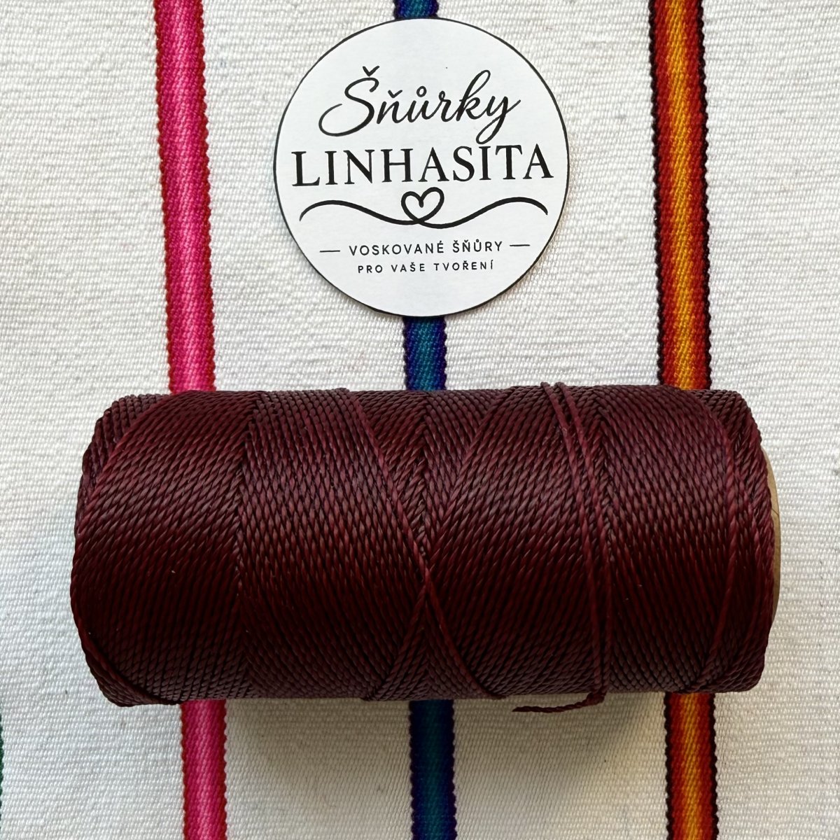 Linhasita 1 mm 60 5 m (vínová)