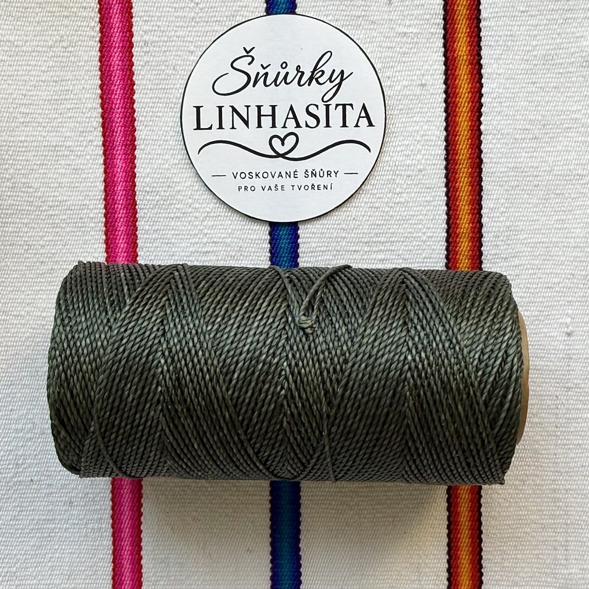 Linhasita 1 mm 64 5 m (lahvově zelená)