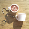 Náušnice cappuccino nebo kafe latte