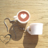Náušnice cappuccino nebo kafe latte