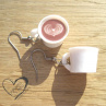 Náušnice cappuccino nebo kafe latte
