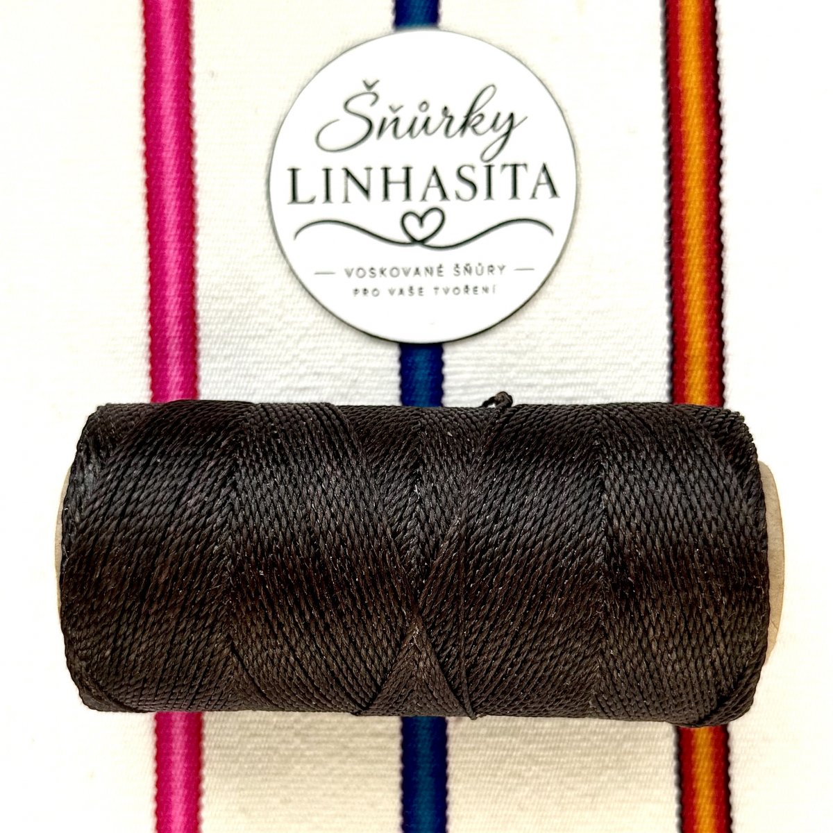 Linhasita 1 mm 205 5 m (tmavě hnědá)